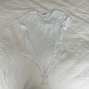 Babaton White Short Sleeve Baby One-Piece Bodysuit